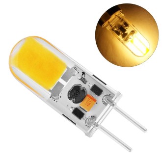 GY6.35 3W 180-220LM LED 1508 COB Corn Light Bulb, AC/DC 12V (Warm White)