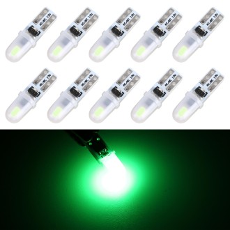 10 in 1 T5 Car Instrument Panel LED Decorative Light (Green Light)