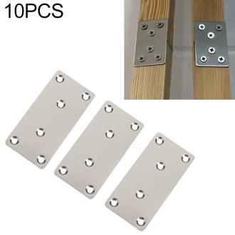 10 PCS Stainless Steel Connection Code Straight Connecting Piece, Number: 14