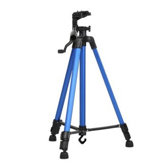 Portable Phone Live Selfie 3366 Tripod Stand DV SLR Camera Self-timer Full Light Bracket(Blue)