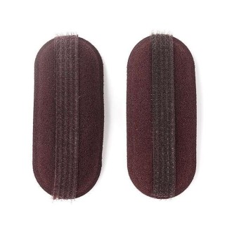 2pcs /Pack Sponge BB Clip Hairpins For Hair Root Height Fluffy Hair Increase Pad(Sponge Coffee)