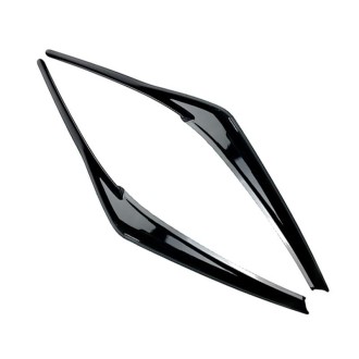 Car Headlight Eyebrow Decoration Sticker for Toyota Camry 2018+ (Black)