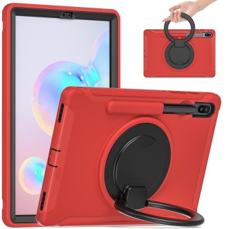 For Samsung Galaxy Tab S6 T860 Shockproof TPU + PC Protective Case with 360 Degree Rotation Foldable Handle Grip Holder & Pen Sl