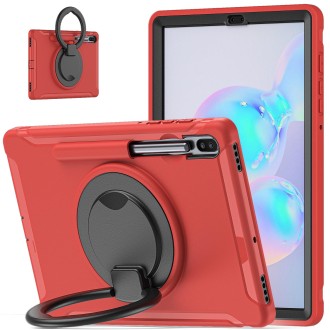 For Samsung Galaxy Tab S6 T860 Shockproof TPU + PC Protective Case with 360 Degree Rotation Foldable Handle Grip Holder & Pen Sl