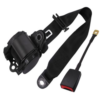 Universal 3-point Car Retrofit Seat Belt With Emergency Locking(Iron Bar Latch)