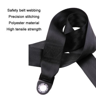 Universal 3-point Car Retrofit Seat Belt With Emergency Locking(Iron Bar Latch)