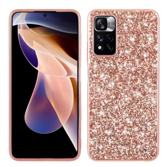 For  Xiaomi Redmi Note 11 Pro/Redmi Note 11E Pro 4G Global/Redmi Note 11E Pro 5G Global  Glitter Powder Shockproof TPU Phone Cas