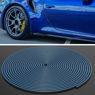 8m Car Wheel Anti-collision Protection Decorative Strip(Blue)