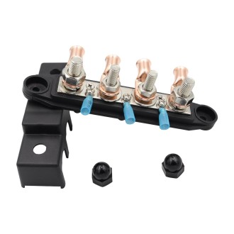 CP-4017 M10+M8 Power Distribution Block Terminal Studs with Terminals(Black)