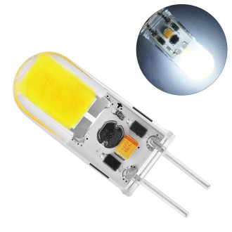 GY6.35 3W 180-220LM LED 1508 COB Corn Light Bulb, AC/DC 12V (White Light)