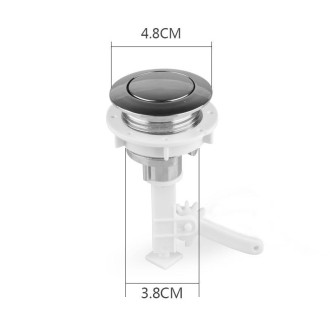 Toilet Tank Stainless Steel Spring Single and Double Buttons, Spec: 1 Button 38mm