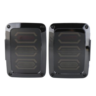 1 Pair 15W DC 12V IP67 4 in 1 Car LED Tail Lights / Driving Lights / Brake Lights/Turn Reverse, US Version