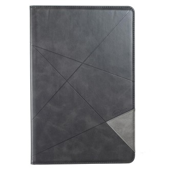 For Samsung Galaxy Tab S7 FE/Tab S7+/Tab S8+ Prismatic Leather Tablet Case(Black)