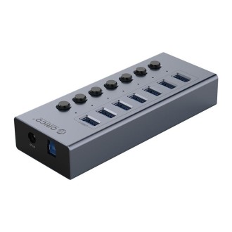 ORICO BT2U3-7AB-GY-BP 7 Ports USB 3.0 HUB with Individual Switches(AU Plug)