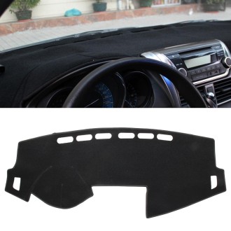 Dark Mat Car Dashboard Cover Car Light Pad Instrument Panel Sunscreen Car Mats for Trumpchi (Please note the model and year)(Bla