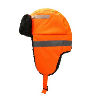 Winter Sanitation Workers Warm Reflective Ear-protection Cap(Orange)