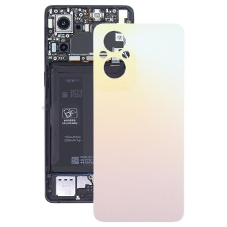 For OPPO Reno7 Lite Original Battery Back Cover(Gold)