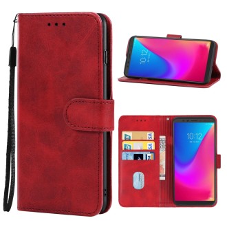 Leather Phone Case For Lenovo K5 Pro(Red)