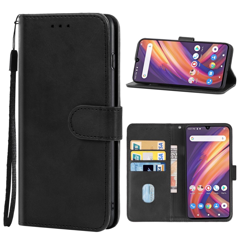 Leather Phone Case For Lenovo A6 Note(Black)