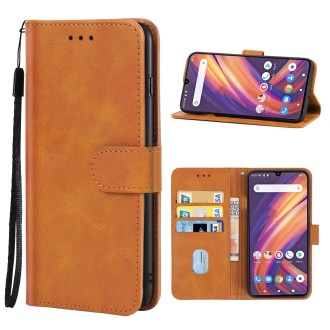 Leather Phone Case For Lenovo A6 Note(Brown)