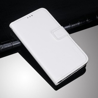 For Lenovo K13 Note idewei Crazy Horse Texture Horizontal Flip Leather Case with Holder & Card Slots & Wallet(White)