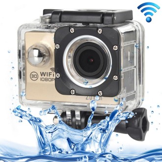 H16 1080P Portable WiFi Waterproof Sport Camera, 2.0 inch Screen,  Generalplus 4248, 170 A+ Degrees Wide Angle Lens, Support TF 