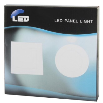 10W White LED Square Panel Light, Luminous Flux: 740lm, Size: 13cm x 13cm x 3.5cm