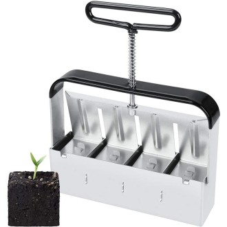 Manual Four Earth Block Makers Soil Blocker Garden Tool Seeding Tool