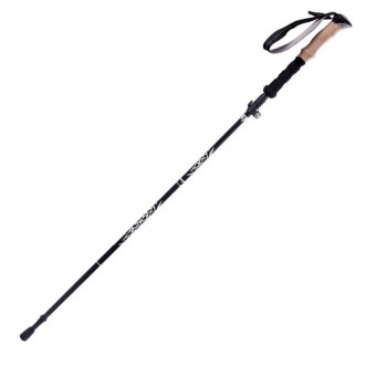 TUOBEIS TBS-006 Trekking Pole Ultra-Light Folding Trekking Mountain Climbing Crutch(Black Long Model)