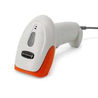 SYCREADER Supermarket Laser Barcode Scanner, Model: One-dimensional Wired (Orange)