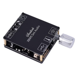 50W MP3 Stereo Audio Digital Power Amplifier Board Bluetooth Amplifier Module, with Shell