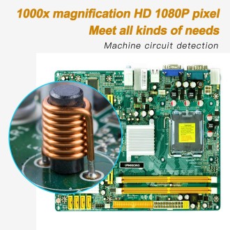 AN104 1000X 3 in 1 Digital Microscope with Helical Tube Bracket