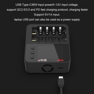 ISDT C4 EVO NiMH/NiCd Cylindrical Lithium Battery Smart Charger(Black)