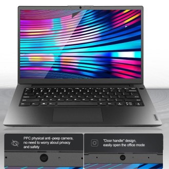 Lenovo K14 Laptop, 14 inch, 8GB+256GB, Windows 10 Pro, Intel Core i3-1115G4 Dual Core up to 4.1GHz, Support Wi-Fi 6 / BT / RJ45