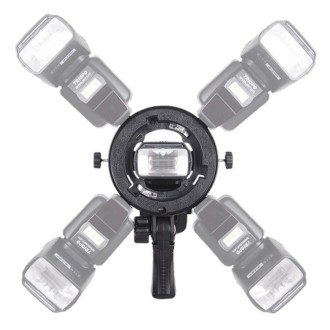 TRIOPO TR-05 Flash Holder Multi-function Camera Universal S-type Holder Accessories Transfer Interface