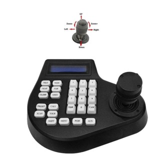 8003H Analog Coaxial Dome Control Keyboard RS485 PTZ, Specification:3 Axis(AU Plug)