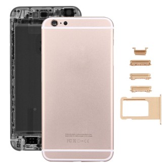 5 in 1 for iPhone 6s Plus (Back Cover + Card Tray + Volume Control Key + Power Button + Mute Switch Vibrator Key) Full Assembly 