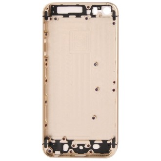 Full Housing Alloy  Back Cover with Mute Button + Power Button + Volume Button + Nano SIM Card Tray for iPhone 5S (Light Gold)