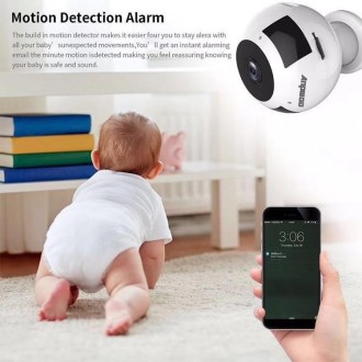 Anpwoo MN003 360 Degrees Panoramic 960P HD WiFi IP Camera, Support Motion Detection & Infrared Night Vision & TF Card(Max 64GB)