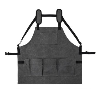 814525 Garden Multi-Purpose Pocket Electrician Repair Apron(Grey)