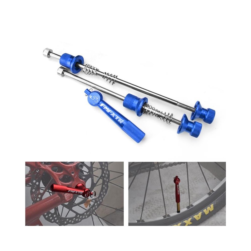 FMFXTR Mountain Bicycles Flower Drum Fast Disassembly Rod(Blue)