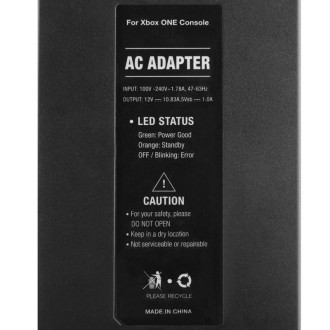 AC Power Supply / AC Adapter for Xbox One Console(Black)