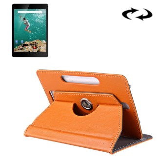 9 inch Tablets Leather Case Crazy Horse Texture 360 Degrees Rotation Protective Case Shell with Holder for ONDA V891w, Ramos i9s