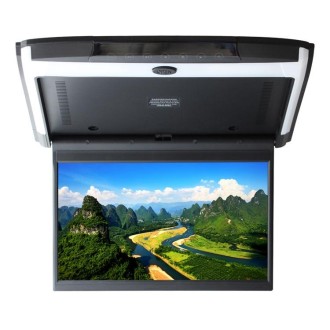 15.6 Inch Car HD Ceiling TV Mp5 Display Car Ceiling Monitor(Black)