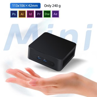 ZX03 Windows 11 Mini PC, Intel Alder Lake N95, Support Dual HDMI Output, Spec:Barebone(UK Plug)