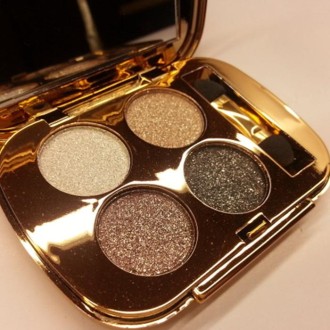 Professional  Eye Makeup Eyeshadow Palette Gold Smoky Cosmetics Makeup Palette Diamond Bright Glitter Eye Shadow(4)