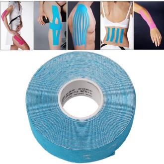 Waterproof Kinesiology Tape Sports Muscles Care Therapeutic Bandage, Size: 5m(L) x 2.5cm(W)(Blue)