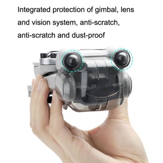 Sunnylife MM3-G445 For DJI Mini 3 Pro Frog Lens Cover Gimbal Protection Vision Sensor Cover(Transparent Gray)