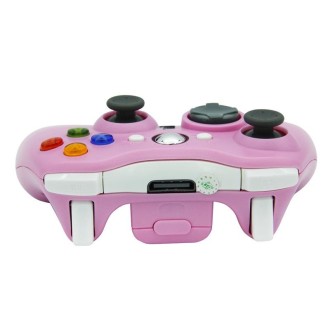 For Microsoft Xbox 360 / PC XB13 Dual Vibration Wireless 2.4G Gamepad With Receiver(Pink)