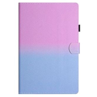 For iPad mini 5 / 4 / 3 / 2 / 1 Stitching Gradient Leather Tablet Case(Purple Blue)